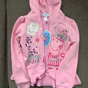 Girls 5T Princess Peppa Pig Jacket